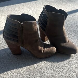Carlos by Carlos Santana Taupe Ankle Booties
